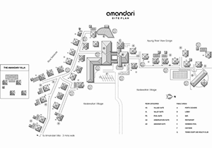 アマンダリ リゾートマップ